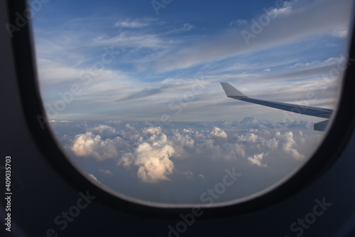 A Beautiful View from the airplane window
