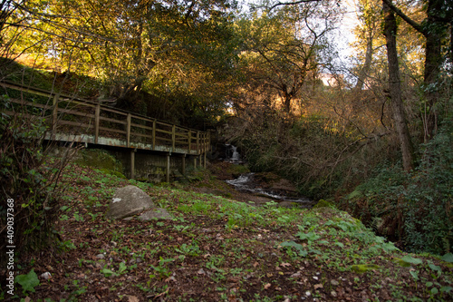 route of the mills of samieira, poio, pontevedra photo