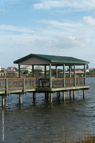 Fishing Pier at Flageler Florida along the Intercoastal waterway © Photoman