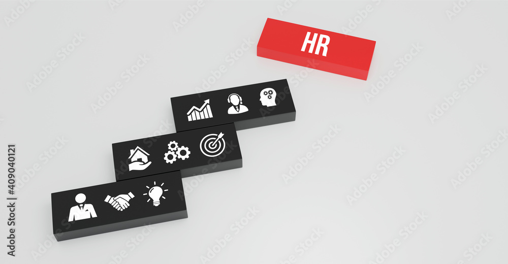 Internet, business, Technology and network concept.Human Resources HR management concept. Internet, business, Technology and network concept.Human Resources HR management concept.