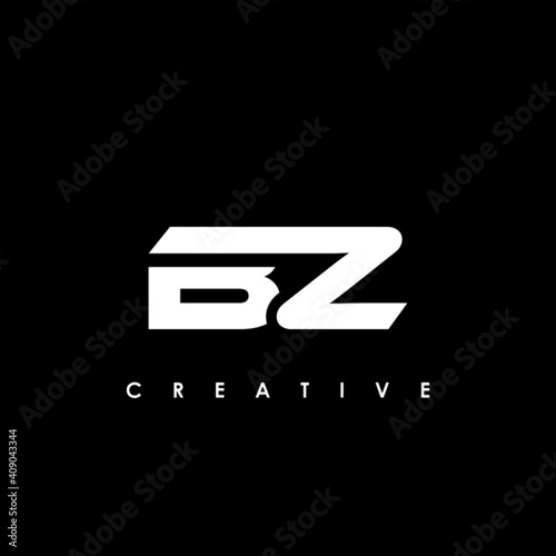 BZ Letter Initial Logo Design Template Vector Illustration
