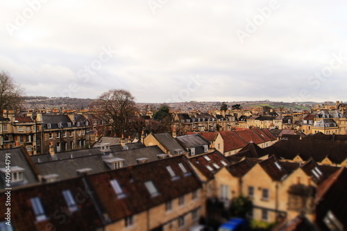 view of the old city of Bath © mirebel