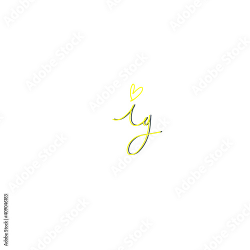 ig Initial Handwriting or Handwritten Logo for Identity. Logo with Signature and Hand Drawn Style.