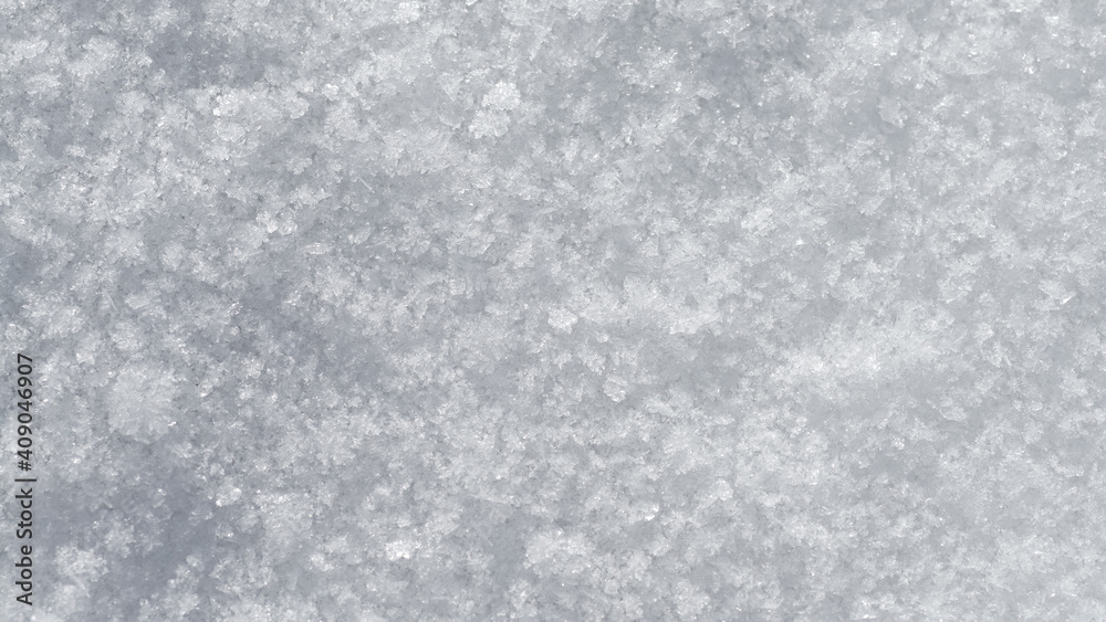 Frozen textured snow surface with ice crystals. Frozen textured snow surface with ice crystals.