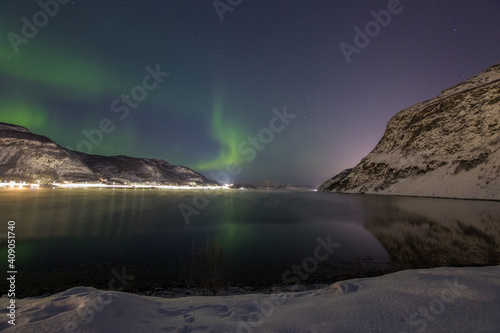 Reflecting norther lights