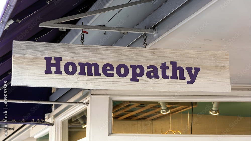 Street Sign to Homeopathy