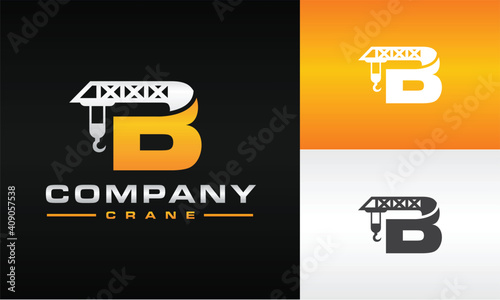 initials B crane logo