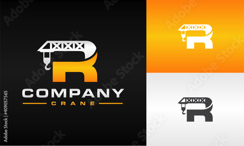 initials R crane logo