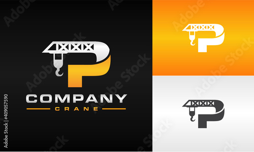 initials P crane logo