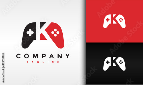 stick game letter K logo