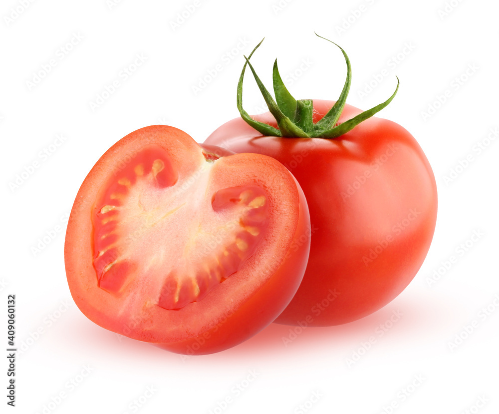 tomato isolated on a white background with a clipping path. tomato isolated on a white background with a clipping path.