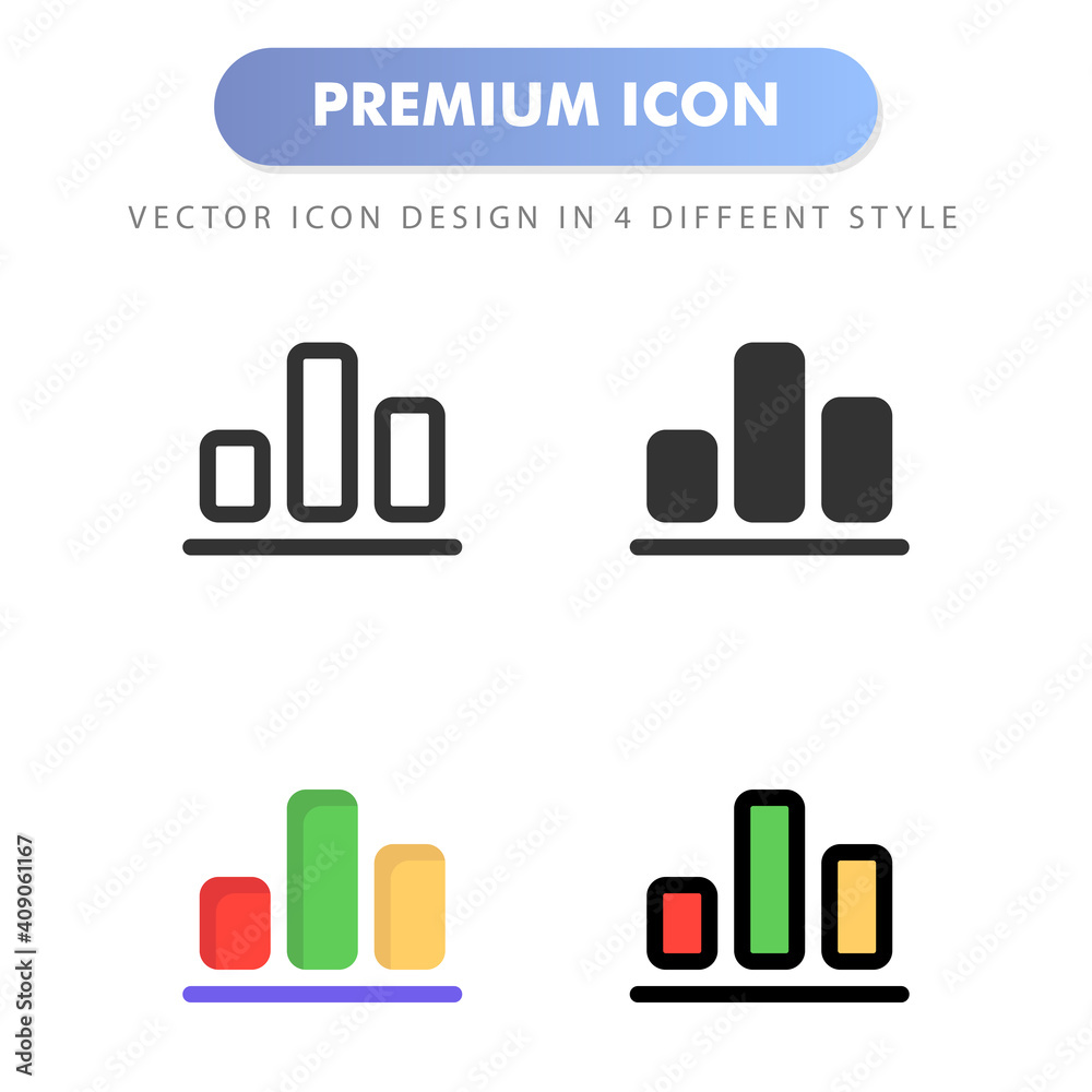 chart icon for your web site design, logo, app, UI. Vector graphics illustration and editable stroke. icon design EPS 10.