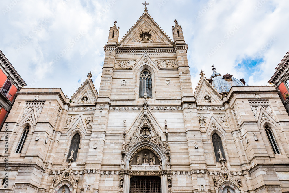 Cattedrale di San Gennaro (Naples Cathedral) in Naples, Italy.