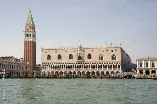 View of the Piazza San Marco from the boat. Venice. Italy © aleks