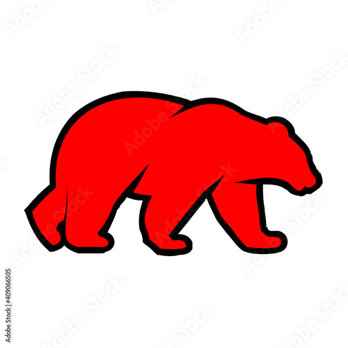 bear logo design template inspiration  vector illustration
