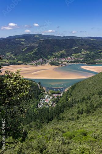 The biosphere reserve of Urdaibai in the Basque Country photo