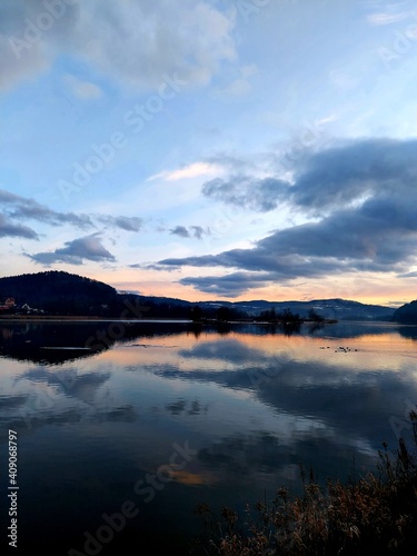 sunset over the lake © Angelika