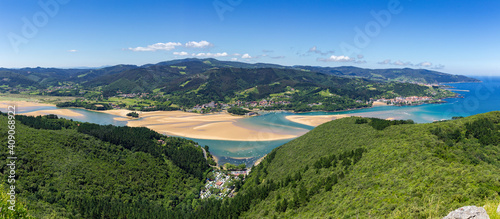 The biosphere reserve of Urdaibai in the Basque Country photo