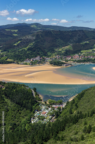 The biosphere reserve of Urdaibai in the Basque Country photo