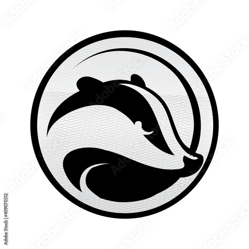 badger logo design template inspiration, vector illustration