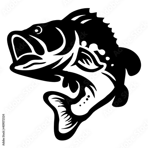 fish logo design template inspiration, vector illustration
