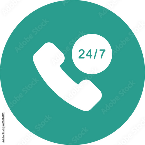24 Hours Service Icon