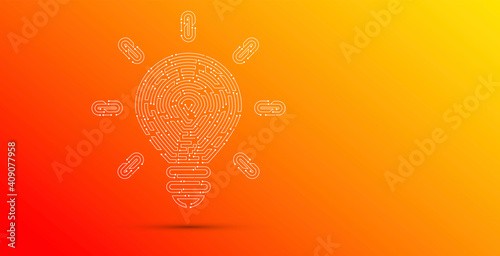 lampadina, idea, colori, creatività, idee, circuito, informatica