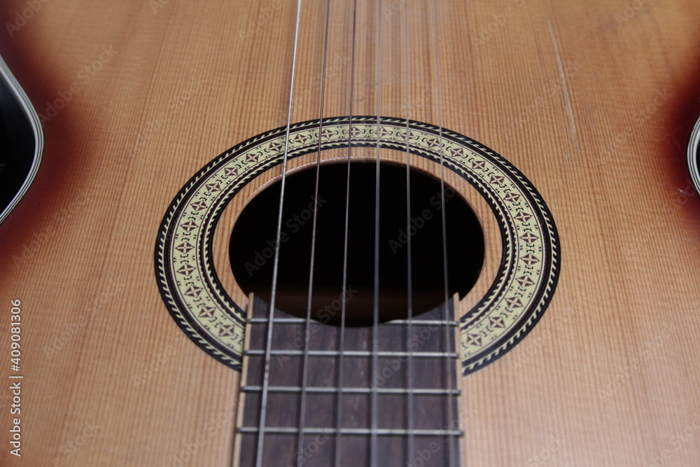 Obraz premium Classical orange guitar