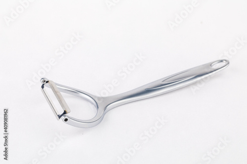 Paring knife on a white isolated background