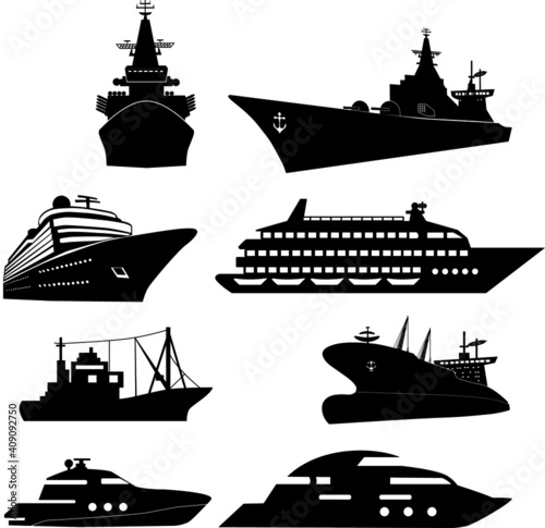 Vector concept of river ocean and sea fishing boat Fisherman working on fishery industry at industrial level on large boat ship.