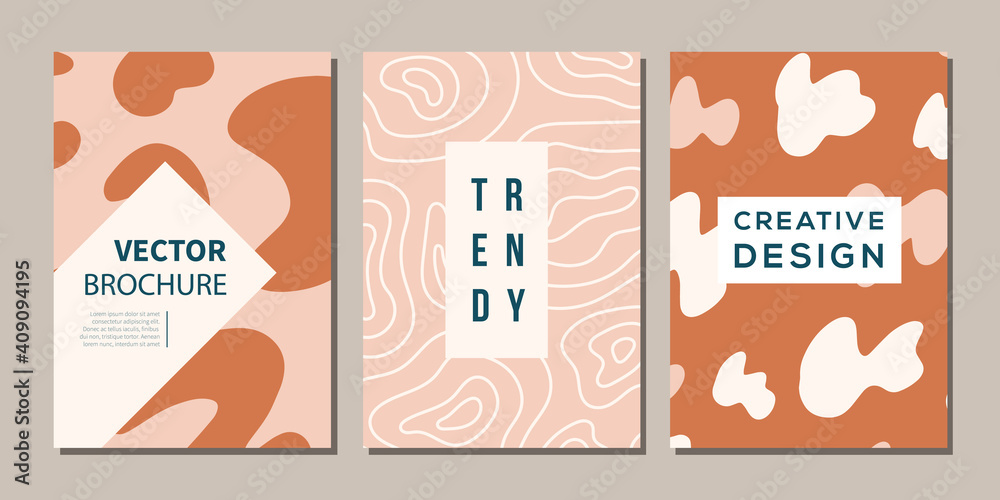 Vector Abstract Contemporary art covers layouts set Vector Abstract Contemporary art covers layouts set