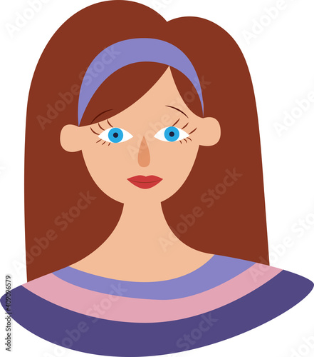 Girl Power poster or card. International woman design for poster or card. Vector flat illustration in modern style.
