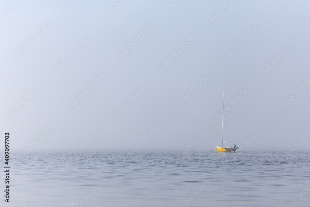 Fototapeta premium boat on the sea