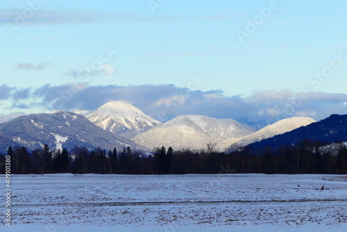 schneebedeckte Berge