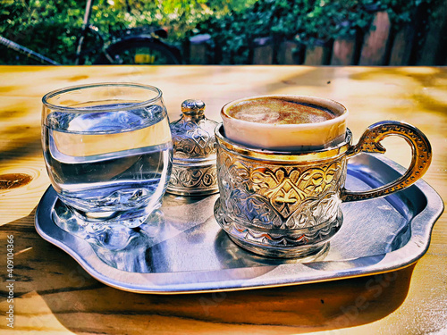 enjoy summer with turkish coffee