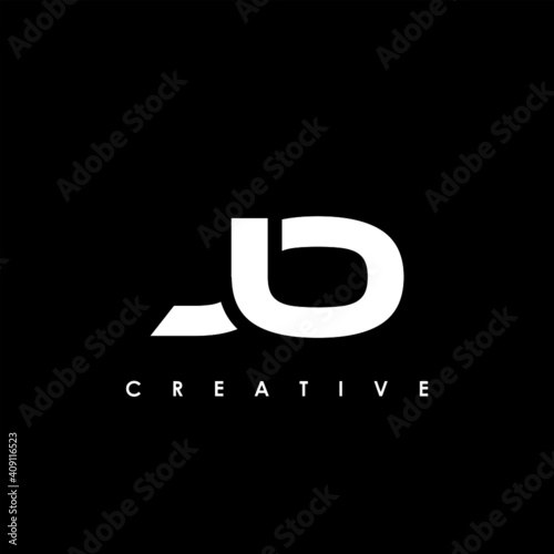 JO Letter Initial Logo Design Template Vector Illustration