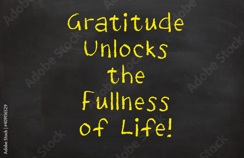 Gratitude Unlocks the Fullness of Life