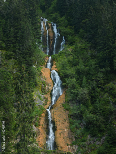 Cascada Cailor Waterfall, located in Rodnei Mountains. Carpathia, Romania. photo