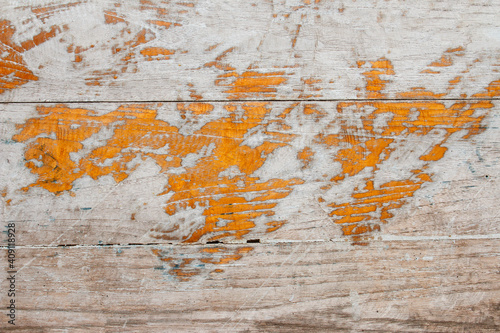 Obraz na płótnie Old wooden plank , Old house wall planks w salonie