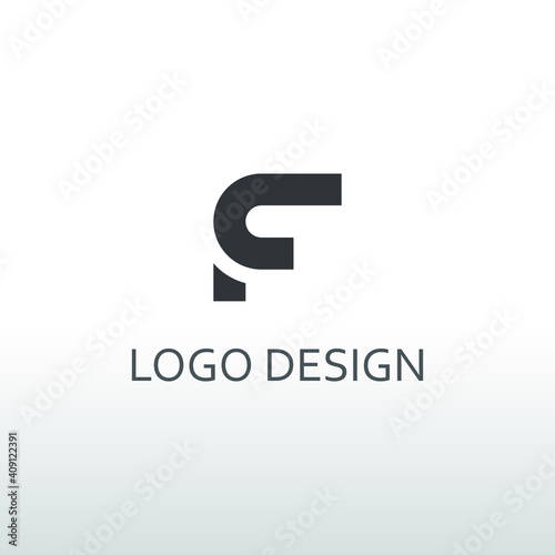 f letter for simple logo design