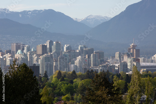 Vancouver skyline shot from Queen Elizabeth Park