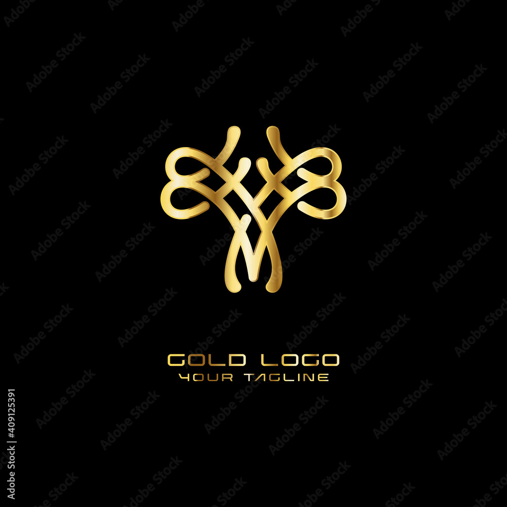 golden abstract cross golden luxury and elegant icon logo golden abstract cross golden luxury and elegant icon logo