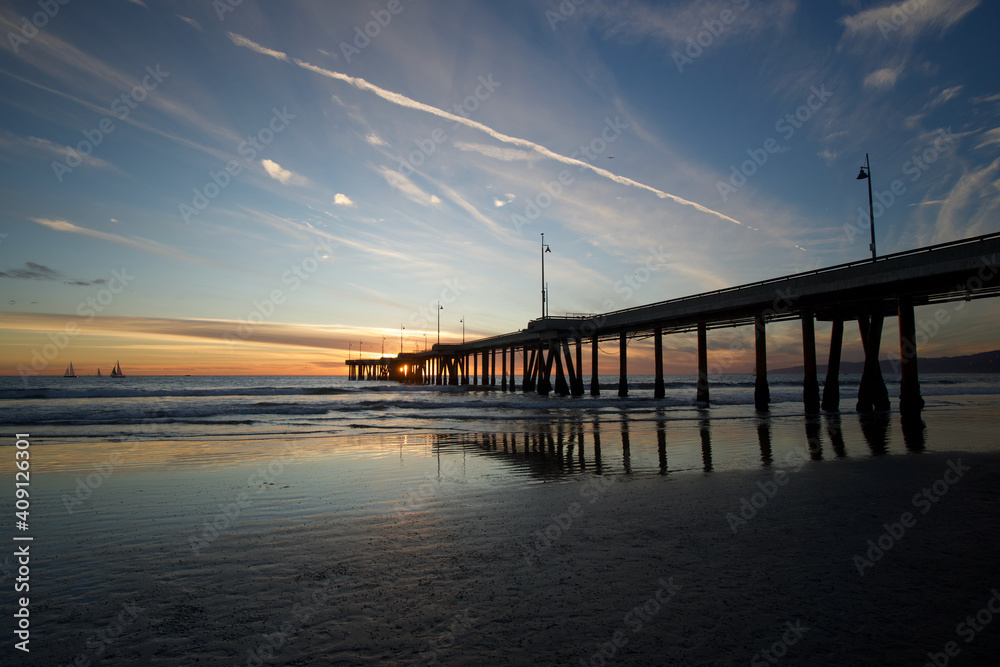 Sunset at Venice Beach Sunset at Venice Beach