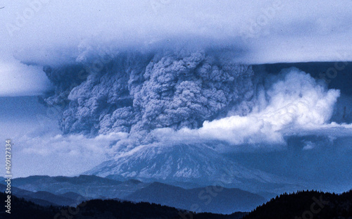 Mt. St. Helens eruption, May 18, 1980.