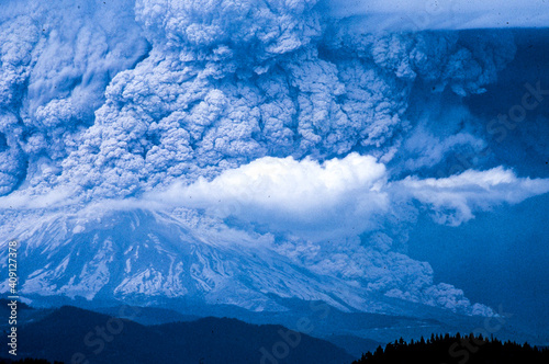 Mt. St. Helens eruption, May 18, 1980.
