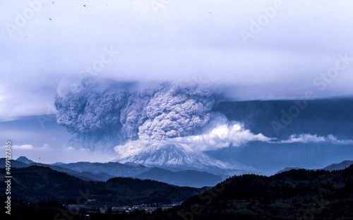 Mt. St. Helens eruption, May 18, 1980.