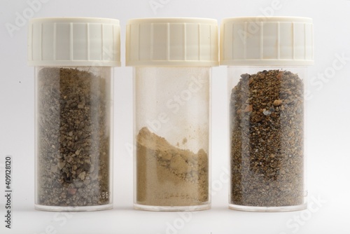 Tableau sur toile different soil samples