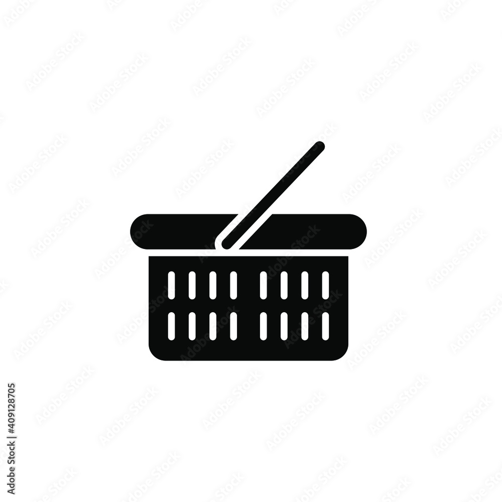 Shopping basket icon. Simple solid style for web template and app. Shop, cart, bag, store, online, purchase, buy, retail, vector illustration design on white background. EPS 10 Shopping basket icon. Simple solid style for web template and app. Shop, cart, bag, store, online, purchase, buy, retail, vector illustration design on white background. EPS 10