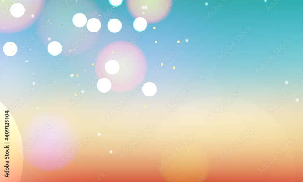 Naklejka premium Abstract shiny blurred lights background stock illustration
