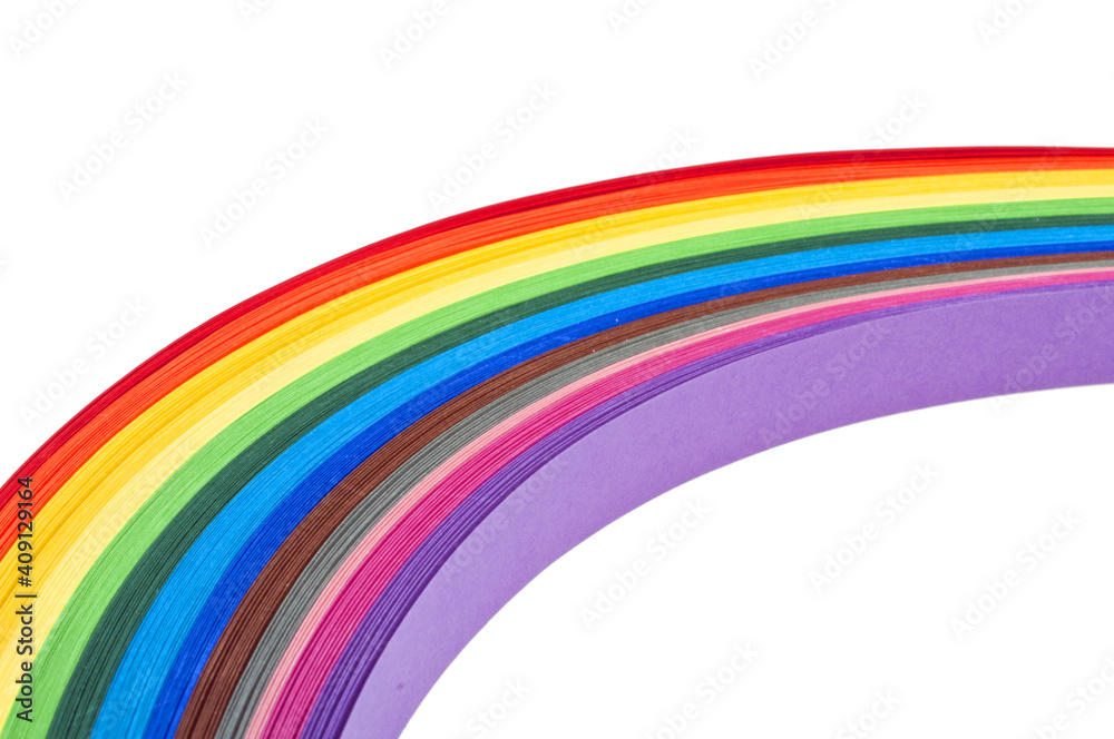 Obraz premium rainbow paper